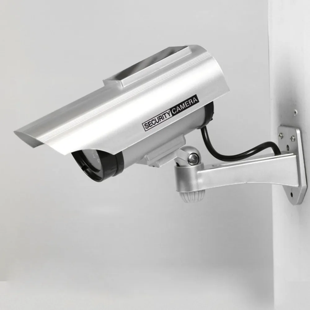 

Dummy Camera CCTV Security Surveillance Waterproof Dummy Camera Flashing Red LED Light Video Anti-theft Camera Fake Cam