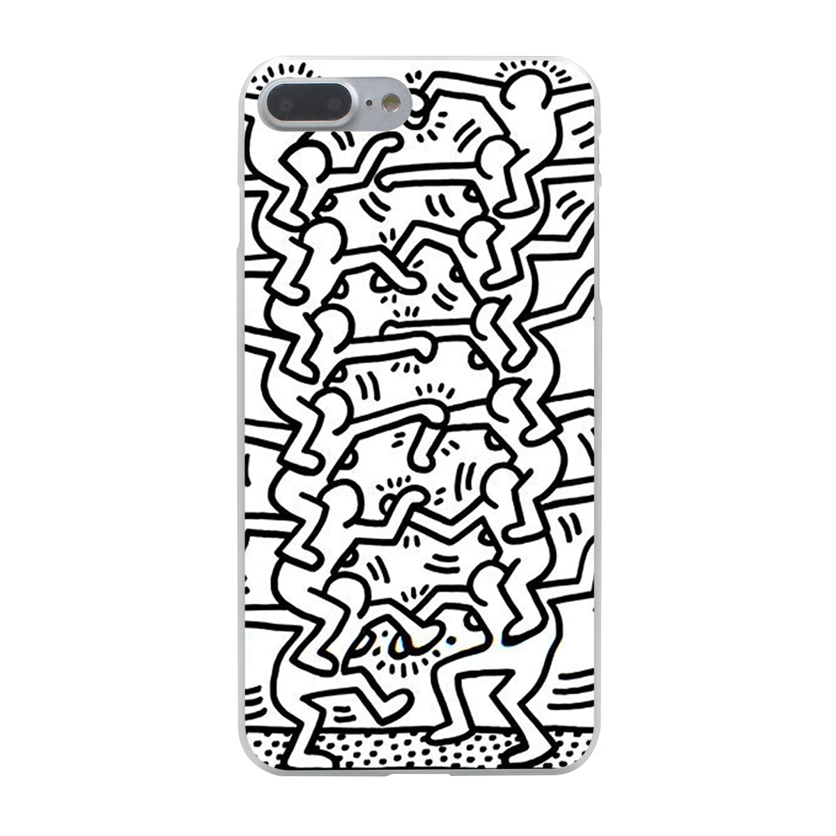 Жесткий чехол Lavaza Keith Haring art для телефона iPhone XR X XS 11 Pro Max 10 7 8 6S 5 5S SE 4 4s