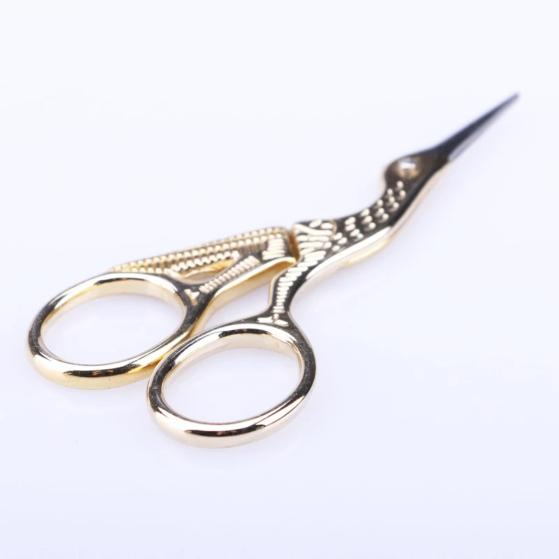 High quality Vintage Sewing scissors Bronze Silver Gold Bird Style