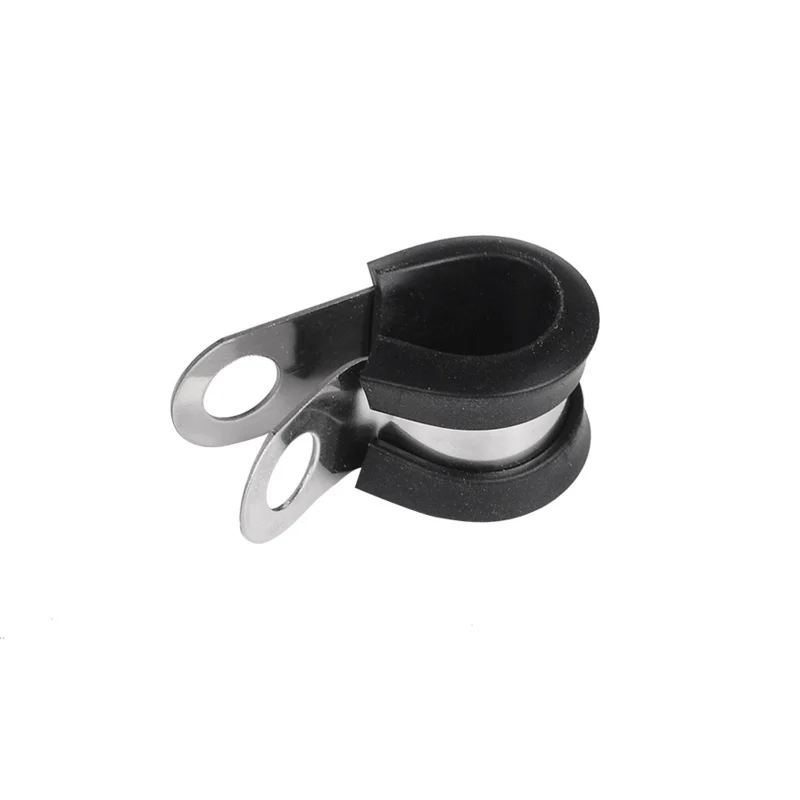 Size : 22MM Zyj stores Hose Clamp 2pcs/lot 304 Stainless Steel Rubber Lined P Clips Cable Mounting Hose Pipe Clamp Mikalor Hose Pipe Clamp Size : 22MM Zyj stores Hose Clamp 2pcs/lot 304 Stainless Steel Rubber Lined P Clips Cable Mounting Hose Pipe Clamp Mikalor Hose Pipe Clamp