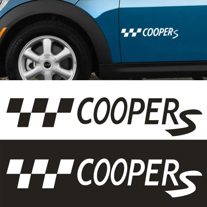 

2pcs Large for Mini cooper s car sticker decal adhesive decor jdm stripes da4-00977