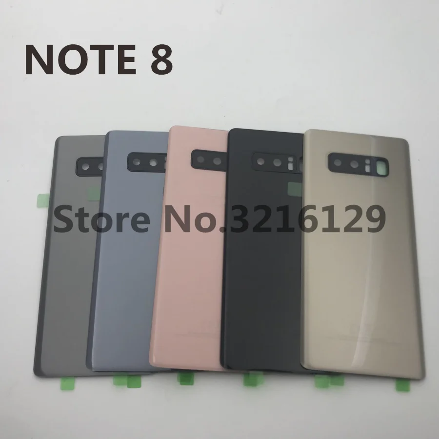 

Original For SAMSUNG Galaxy Note 8 Back Battery Glass Cover N950 Rear Door Housing Case Panel Note8 Back Battery Cover