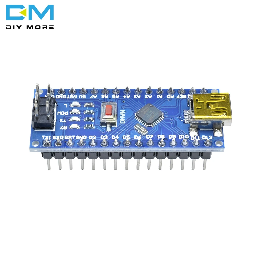 5 шт. CH340 NANO V3.0 3,0 Mini USB Atmega328 ATmega328P модуль 5 в 16 м 16 МГц микроконтроллер драйвер платы для Arduino