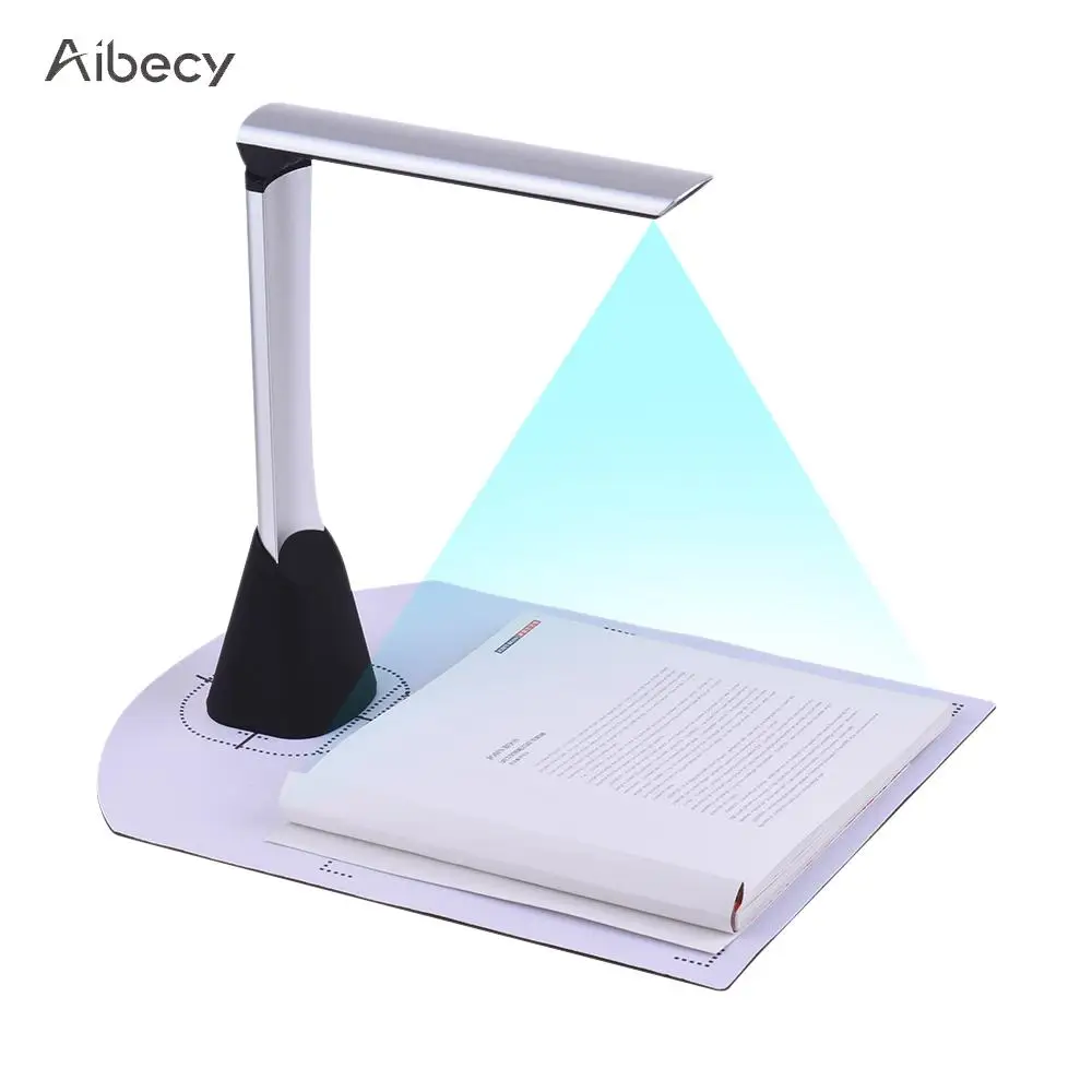 

Portable Book Image Document Camera Scanner 5 Mega-pixel HD High-Definition USB A4 Scanning Size with OCR Function LED Light