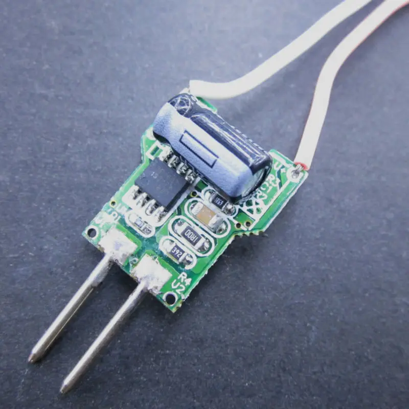 50 шт./лот AC/DC12v 5 Вт MR16 Светодиодный драйвер Вход ac/dc12v выход dc15v-18v 300мА для