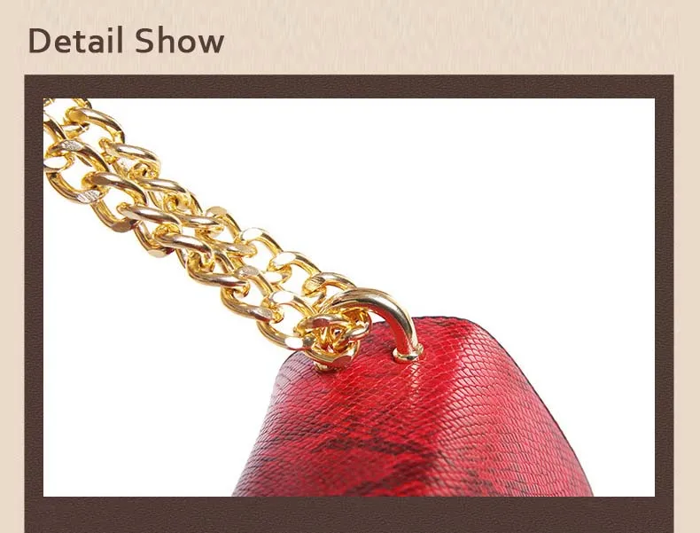 Women Colorful Snake Skin Print Flap Handbag (12)