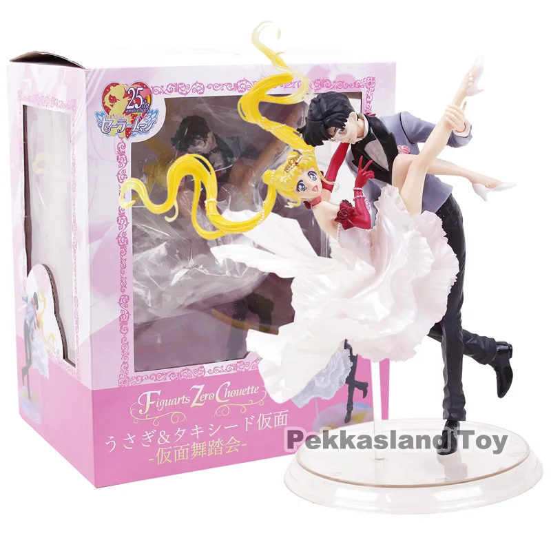 

Figuarts Zero Chouette Sailor Moon Tsukino Usagi Tuxedo Mask Mask Dance PVC Figure Collectible Model Toy
