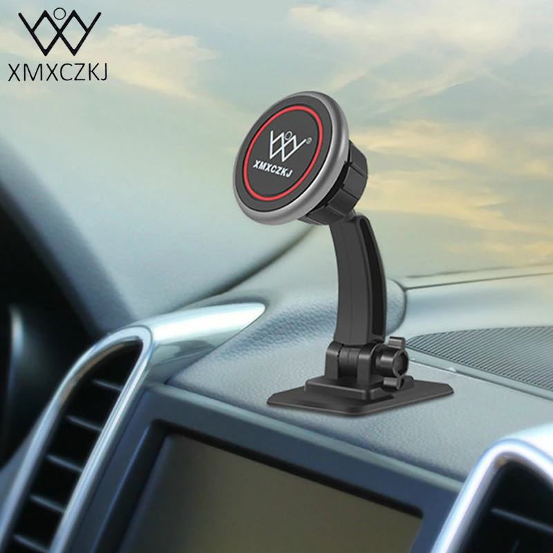 

XMXCZKJ Universal Magnetic Phone Holder Car Mount Stand Stick 360 Degree Retation Car Dashboard Bracket For Magnet Phone Holder
