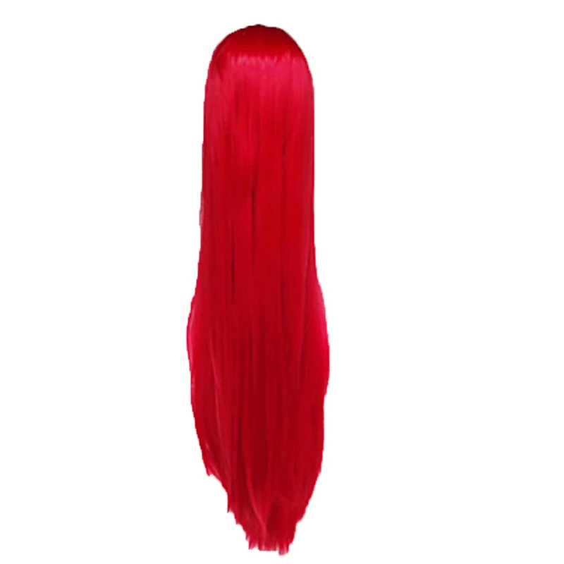 HAIRJOY оранжевый цвет вечерние партии косплэй парик 100 см длинные прямые синтетические волосы полный Искусственные парики 9 цвета доступны