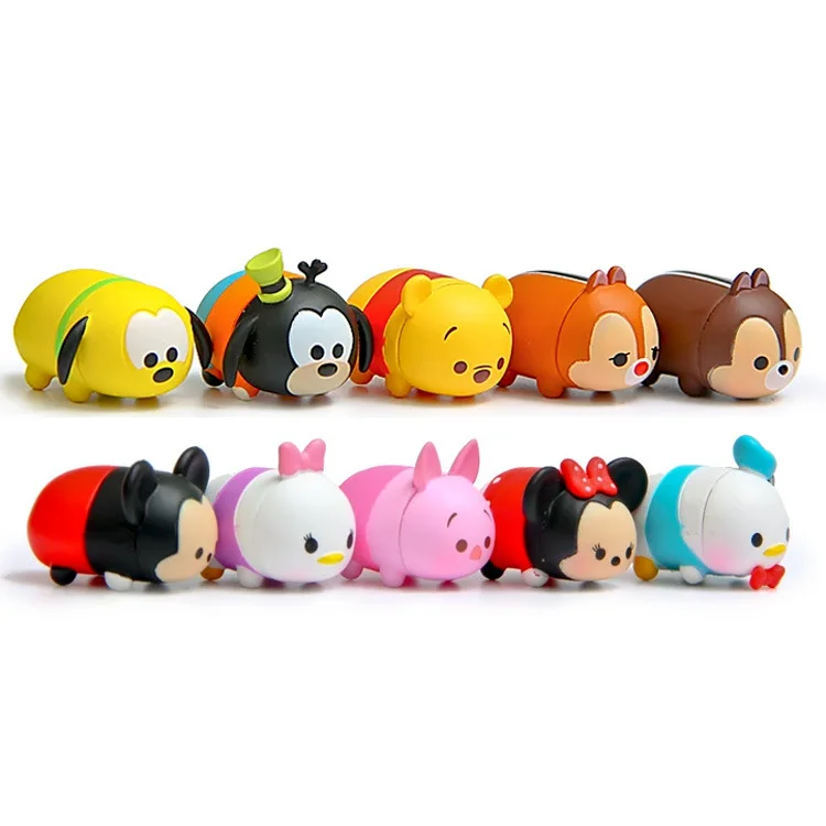 

10Pcs/lot 3.8CM Tsum Tsum Donald Mickey Winnie Duck Toys Cute Elf Doll Bathing Toy Juguetes For Chirldren Gift