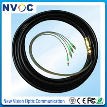 Открытый 3 м 4 ядра одиночный режим FC/APC SM открытый волоконно-оптический водонепроницаемый патч-корд, открытый FC/APC Волоконно-оптический кабель