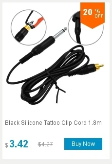 DC зажим шнур для татуировки питания RCA Кабо Para maquina кабель татуировки Стандартный крюк линии