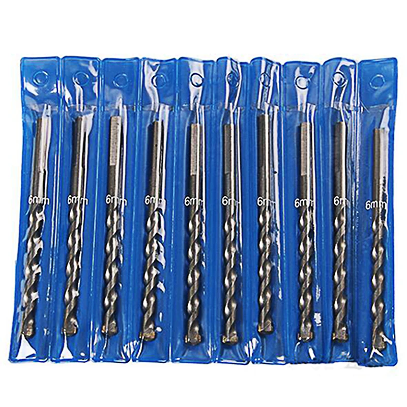 6pcs Alloy Cement Concrete Wall Drill Construction drill Electric