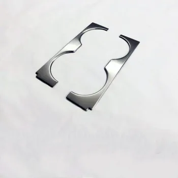 

Free Shipping For Honda JADE 2PCS High Quality Stainless Steel Car Water Cup Cover Trim Car Styling Accessories