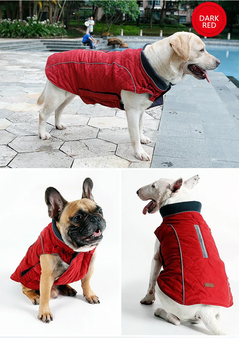 casaco repelente de água, jaqueta para animal