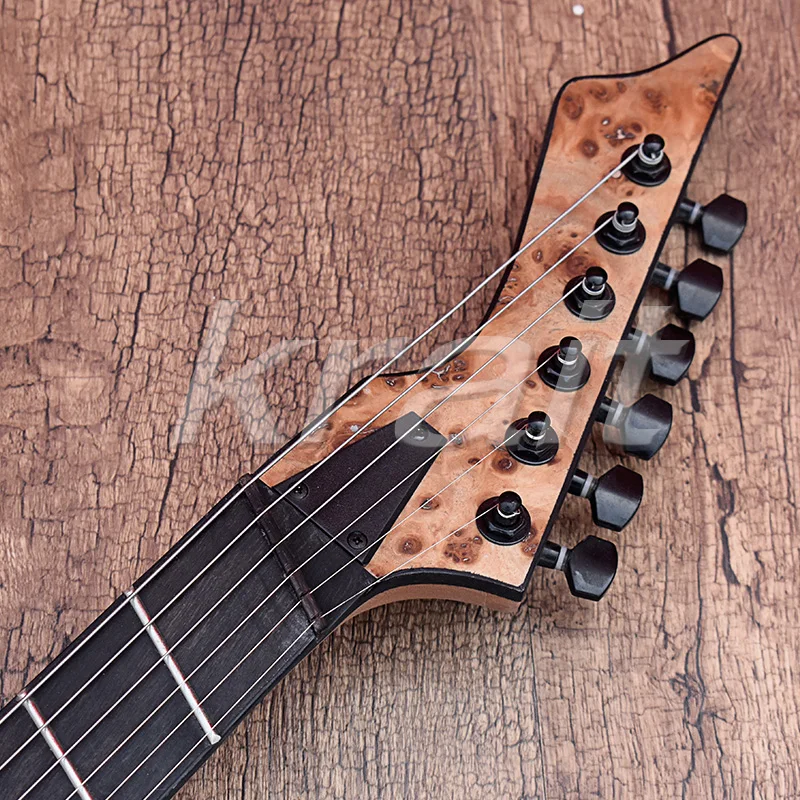 Krait fanned fret гитара 6 струнная электрогитара из красного дерева 5 шт. шеи