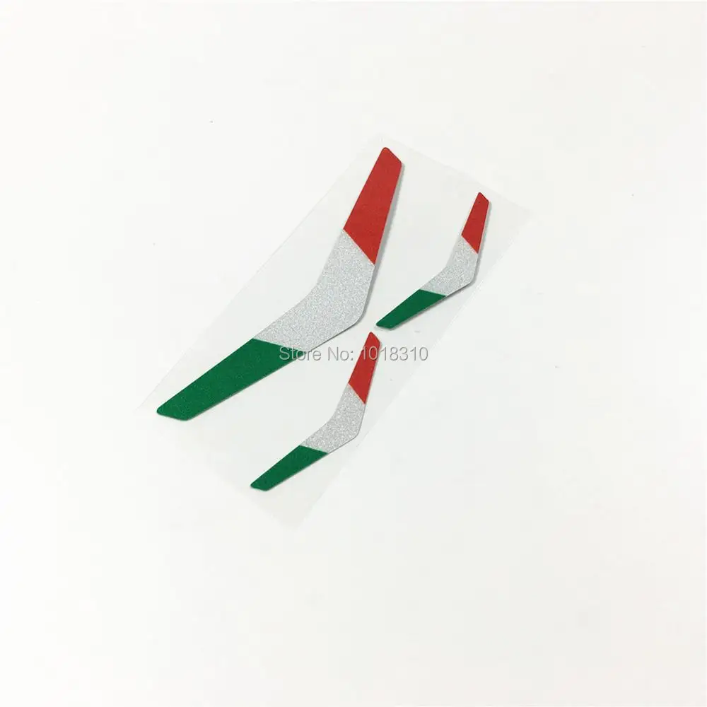 

Car Styling 3pcs/lot Italy Flag Vespa Motorcycle Bike Helmet Car Sticker Decal Vinyl Reflective