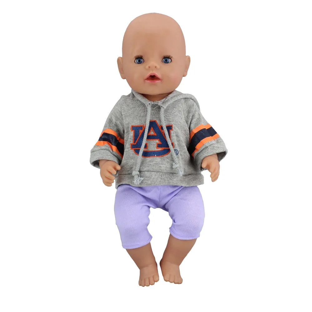 

Sport Set Doll clothes Wear fit for 43cm Baby Doll , Children best Birthday Gift