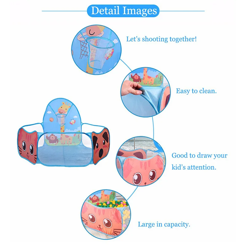 IMBABY манеж, детский манеж, детский уличный Крытый мяч, бассейн, игровая палатка, Детские Безопасные манежи, игровой бассейн из шариков для детей, подарки