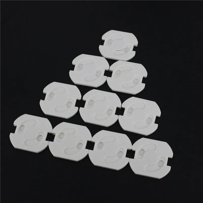 10 قطع الاتحاد الأوروبي الطفل السلامة الكهربائية المخرج غطاء المقابس ل الطاقة المقبس الحرس الطفل حماية مكافحة صدمة كهربائية تدوير حامي