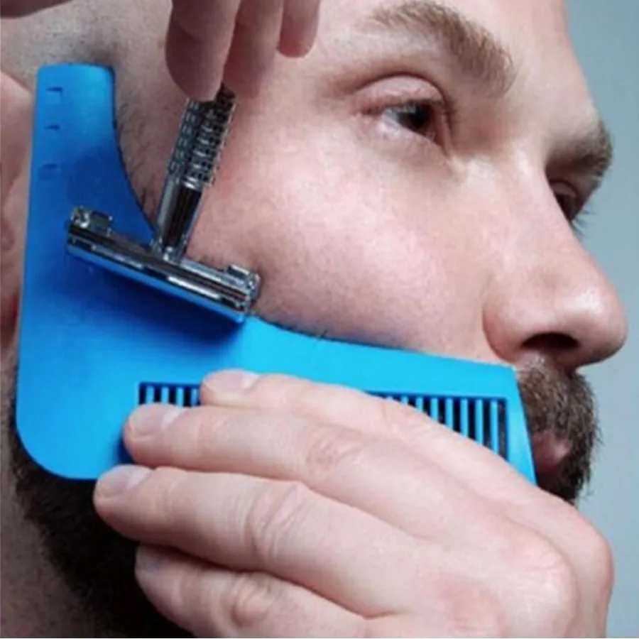

High quality Shower Salon moustache mustache baard Beard Shaving shave for beard shape style styling barba comb care brush Tool