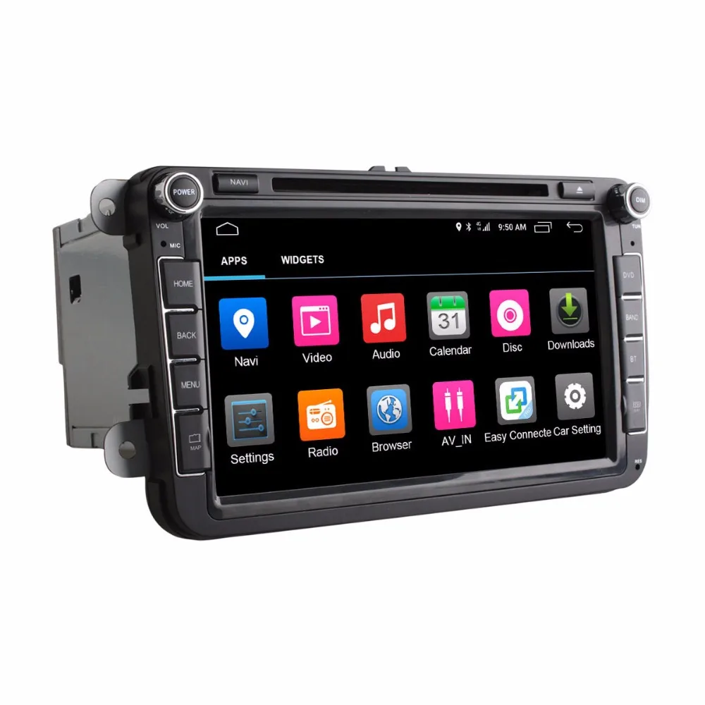 Excellent Android 6.0 Octa Core 2G RAM 4G LTE Wifi Car DVD Player for VW Polo Passat B6 CC GOLF Tiguan Jetta Touran Seat Leon GPS Radio 2