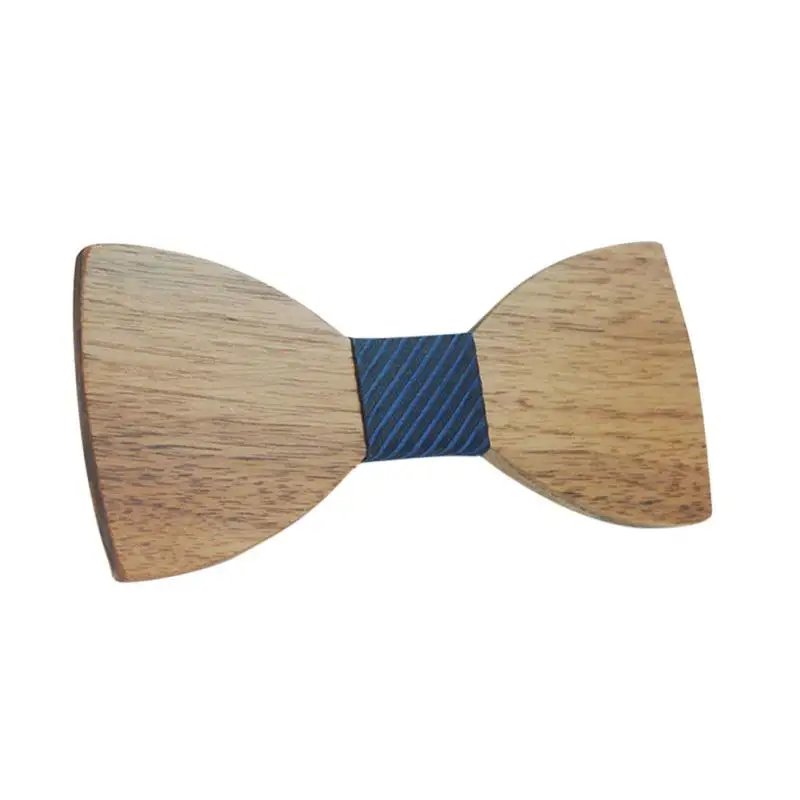 Деревянный Для мужчин бабочка-бабочка деревянный лук для вечерние рубашки одежда галстуки-бабочки - Цвет: A5