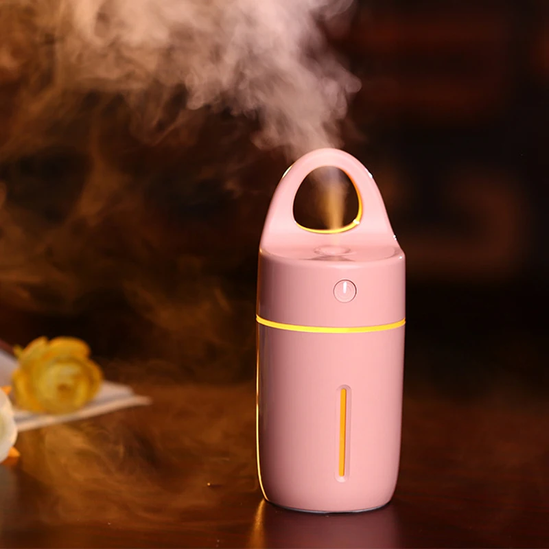 

Air Humidifier Aroma Essential Oil Diffuser Ultrasonic with Grain 7Color Changing LED Lights for Office Home Night light Office