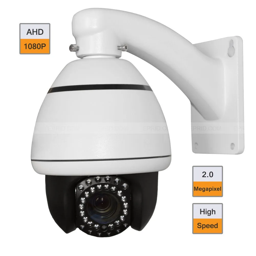 

CCTV Security 4 inch 1080P AHD 10X Zoom PTZ High Speed Dome IR Camera