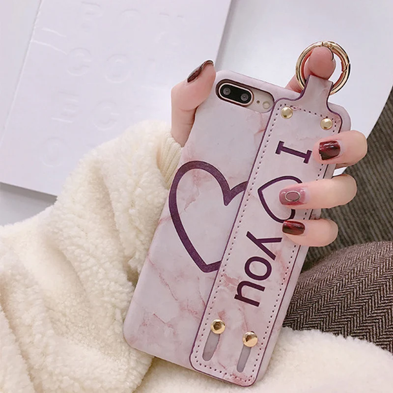 

Luxury wristband shell X Apple6 mobile phone shell iPhone7plus/8/6s personality cute female models