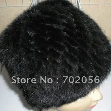 Норки Skullies Hat Берет вязаная шапка Для женщин зимние Великолепная#2294