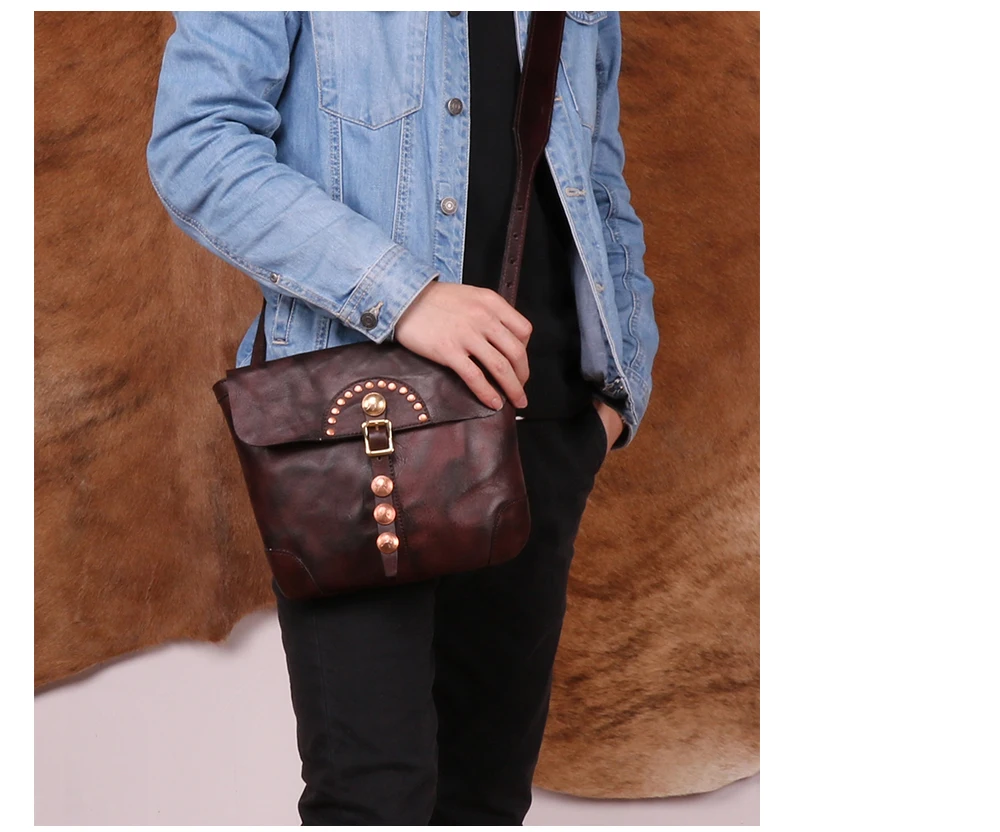 JOYIR брендовая сумка-мессенджер для мужчин и женщин, сумка на плечо из натуральной кожи, винтажная сумка, мужская сумка для путешествий, отдыха, сумки через плечо, сумки