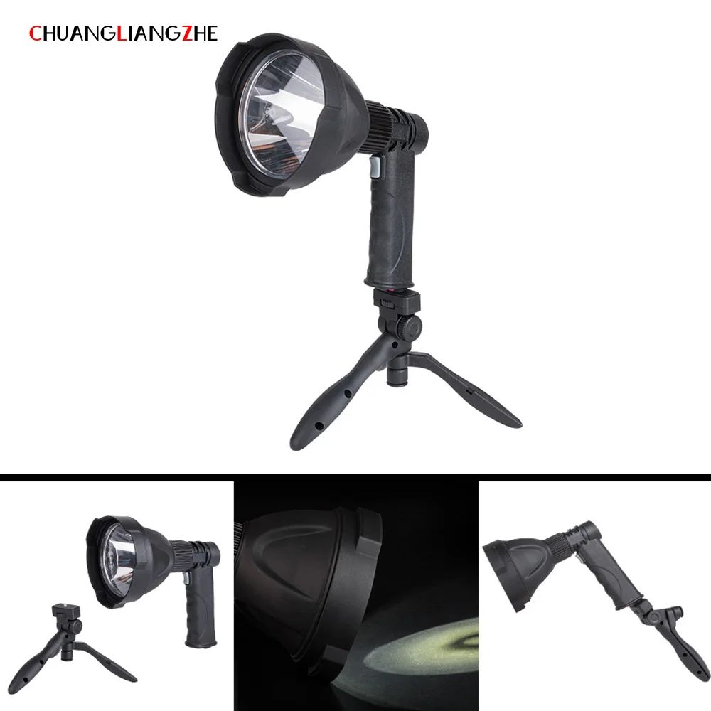 

CHUANGLIANGZHE Portable Searchlight LED Flashlight Lantern T6 Glare Bracket Waterproof Camping Light 18650 Battery Luminarias