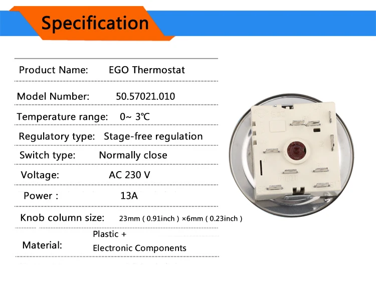 230V EGO регулятор энергии 50.57021.010 бесступенчатое регулирование Мощность бесконечное регулировка