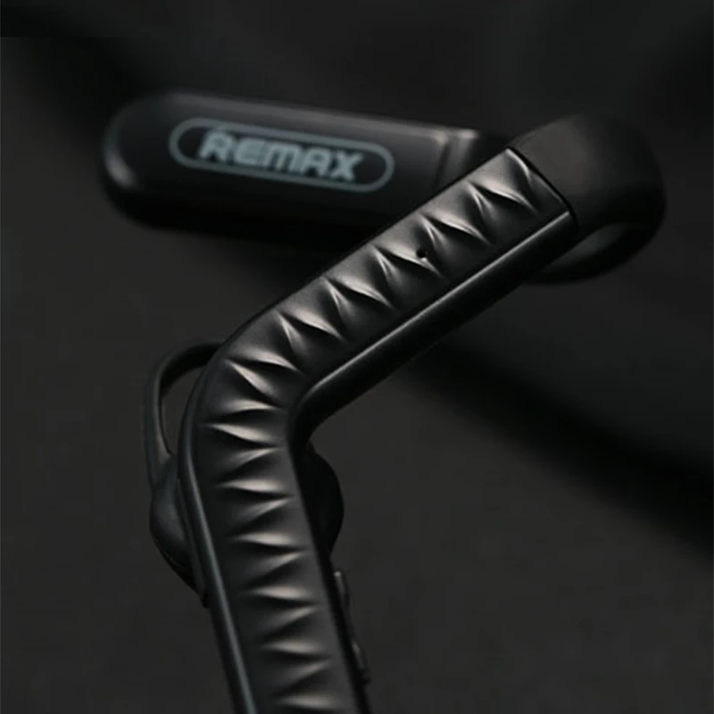 

Original Remax RB-T16 Bluetooth 4.1 Headset Wireless Stereo Ear Hook Earphone Business Earphone For iPhone Xiaomi