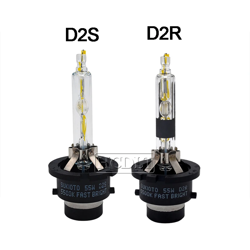 HCDLT Xenon D2S 55W Fast Bright 5500K D2S D4S Xenon Bulb D2R D4R Auto Car Headlight Lamp D2H Projector Bulb HID 55W D2S D4S Bulbs (5)