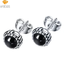 WYBEADS Brand Silver 12 Months Unique Birthday Blooms Stud Earrings For Women Female Fashion Earring Original Jewelry Making