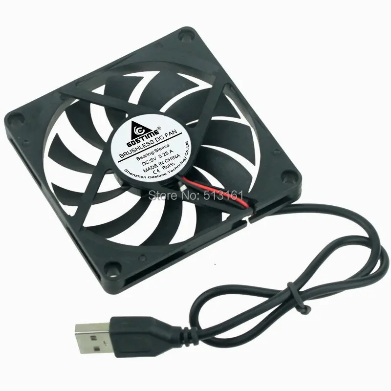 

5 Pieces/lot USB 5V Fan 80mm 80mmx80mmx10mm 8cm 8010 DC Cooling Cooler Fan