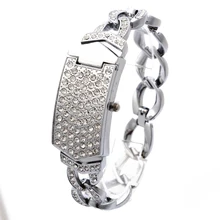 G&D Women Silver Triple Chain Stainless Steel Band Women's Clamshell Rhinestone Quartz Analog Wrist Watches цена G&D Women Silver Triple Chain Stainless Steel Band Women's Clamshell Rhinestone Quartz Analog Wrist Watches цены онлайн