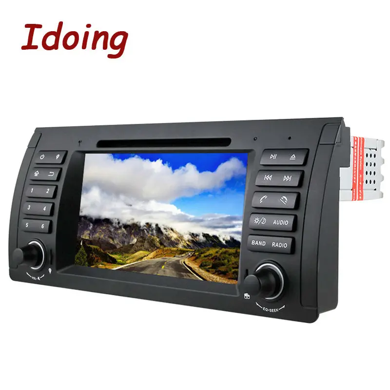 

Idoing 1Din For BMW E39/38/53 Steering-Wheel Car DVD Multimedia Video Player Android7.1Quad Core Wifi 3G Bt Radio RDS Navigation