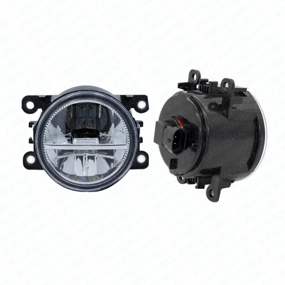 

Светодиодный ные передние противотуманные фары для DACIA LOGAN Sandero Duster 2004-2015, стайлинга автомобилей, круглые противотуманные фары для дневных ходовых огней