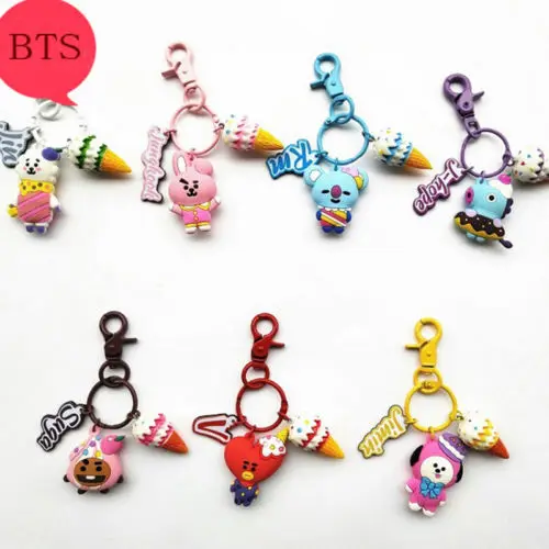 

Cartoon Cute Animal Acrylic Key Pendant Hot New Sweet Pink Heart Good Gift Key Pendants