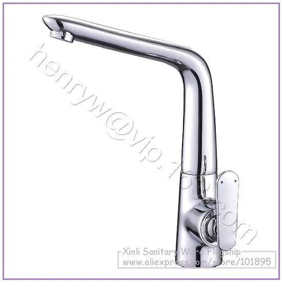 L16521 Luxury Brass Kitchen Sink Faucet Single Lever Kitchen Mixer Taps