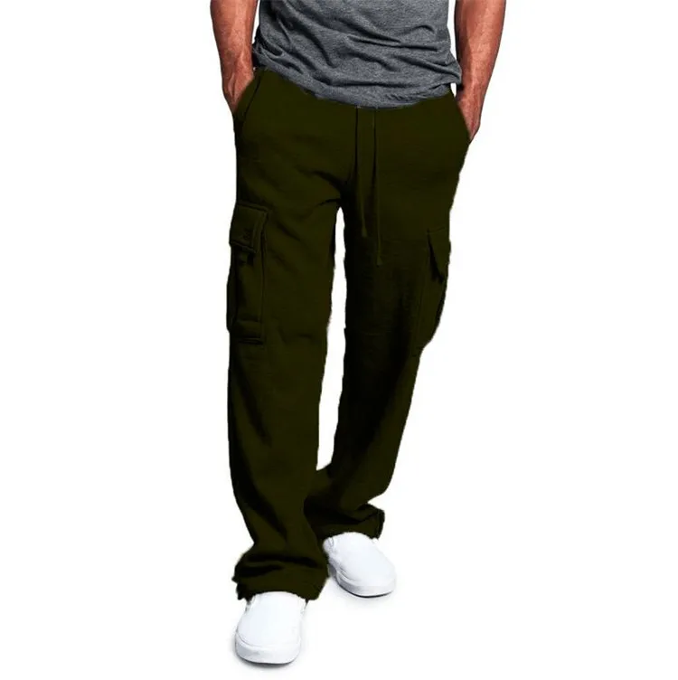NaranjaSabor, новинка, Весенняя спортивная одежда, мужские штаны, эластичная талия, спортивные штаны, свободные карманы, Мужские штаны, джоггеры, повседневные брюки, N493 - Цвет: Army Green