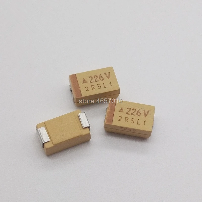 Танталовый конденсатор SMD серии D 7343 680 в 6 3 мкФ 4 100 (6 220 330 10 (мкФ Ф мкФ) шт. 16 25 35 50 (4 7