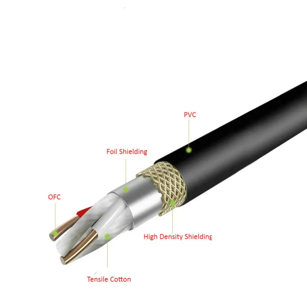 Балансный микрофонный кабель XLR для подключения к разъему Aux разъём Jack (TRS) 6 35 мм/6 5
