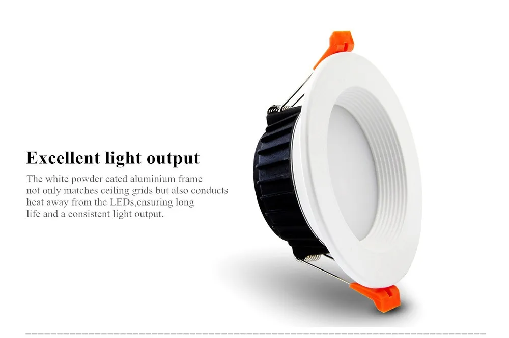 [DBF] AC85-265V LED Down lights 7W 10W 12W LED Downlight Warm whitecold white Led Ceiling Lamp Home Indoor Lighting bulb (2)