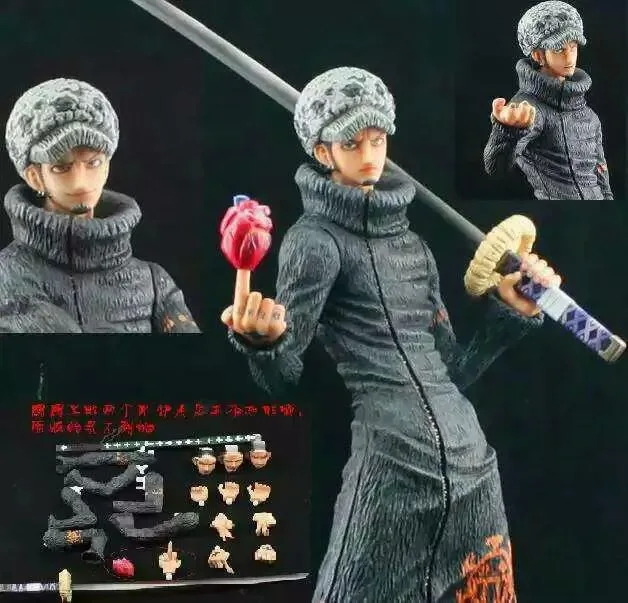 30cm Trafalgar Law One Piece Action Figures Anime PVC brinquedos Collection Figures toys with