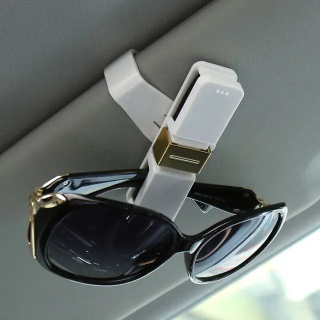 Car Glasses Clip Car Accessories ABS Car Vehicle Sun Visor Sunglasses