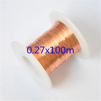 

QA-1-155 100m/pc Magnet Wire 0.27mm Enameled Copper wire Magnetic Coil Winding 0.27mm